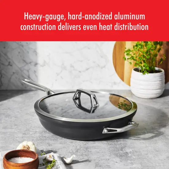 ZWILLING Motion Hard Anodized 5-qt Aluminum Nonstick Deep Fryer {4}