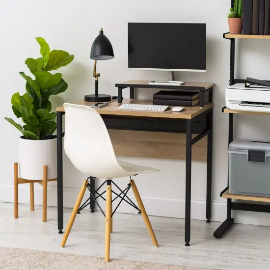 IRIS USA Office Computer Desk Table with Organizer and Cable Tray {2}