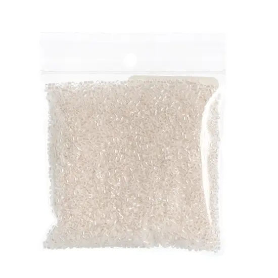 Miyuki Delica 50g Luster Glass Beads, 11/0 White Pearl (DB0201) {2}