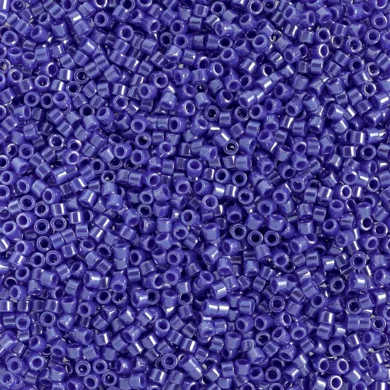 Miyuki Delica 50g Luster Glass Beads, 11/0 Blue Cyan (DB1569) {1}