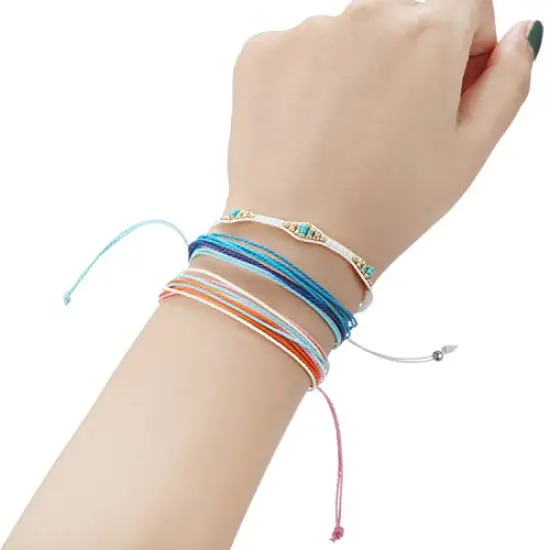 30 Colors 1 mm Waxed Cord Beading Thread for DIY Macrame Necklace Bracelet Jewelry Making String, 10m Each Color {4}