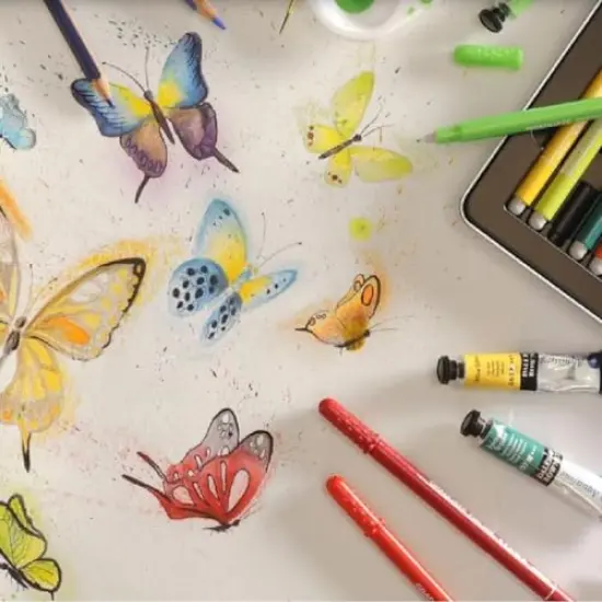 Imagine Mixed Media 200gsm Paper, Natural White, A5 pad Including 50 Sheets {5}