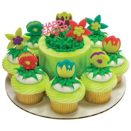Happy Easter DecoPics&reg; Cupcake Decoration, 12ct {3}