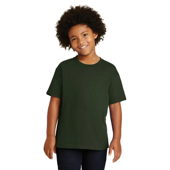 RADYAN&reg; Youth Crew Neck Short Sleeve T-Shirt Forest {1}