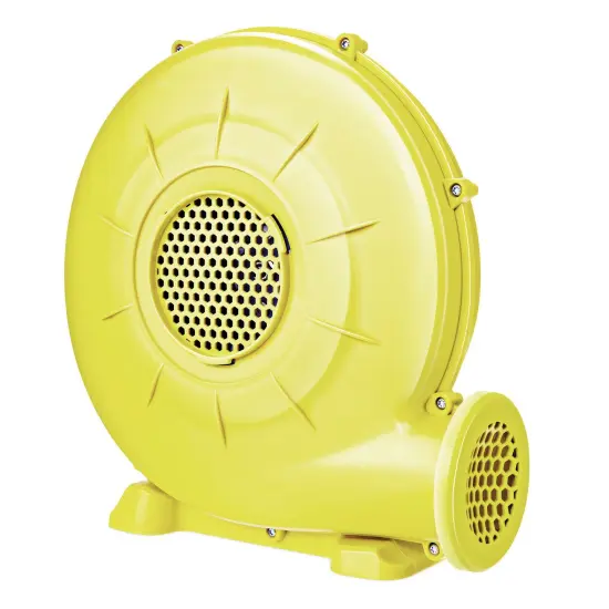 350 Watt 0.5 HP Air Blower Pump Fan for Inflatable Bounce House and Bouncy Castle-Yellow {1}