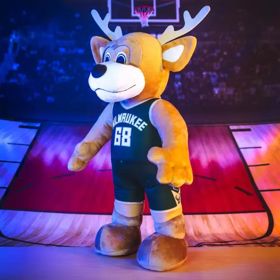 Bleacher Creatures Milwaukee Bucks Bango 20" Jumbo Mascot Plush Figure (Icon Uniform) {6}