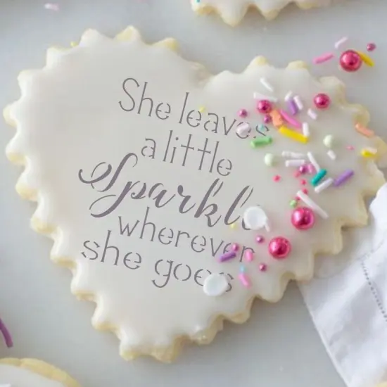 Fairy Dust&nbsp;Cookie Stencil {3}