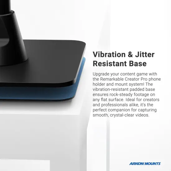 Remarkable Creator Pro+Plus Overhead Phone or Camera Mount with Tablet Holder and Ring Light, Desk Mount, by Arkon Mounts RCBTABLED {6}