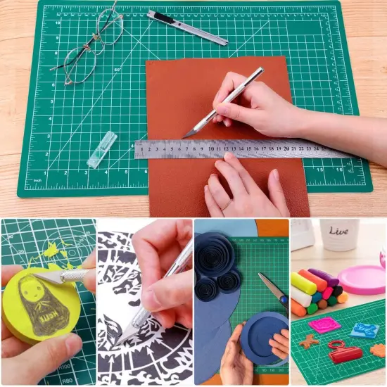 Self Healing Sewing Mat, 12inch x 18inch Rotary Cutting Mat Double Sided 5-Ply Craft Cutting Board for Sewing Crafts Hobby Fabric Precision Scrapbooking Project {3}