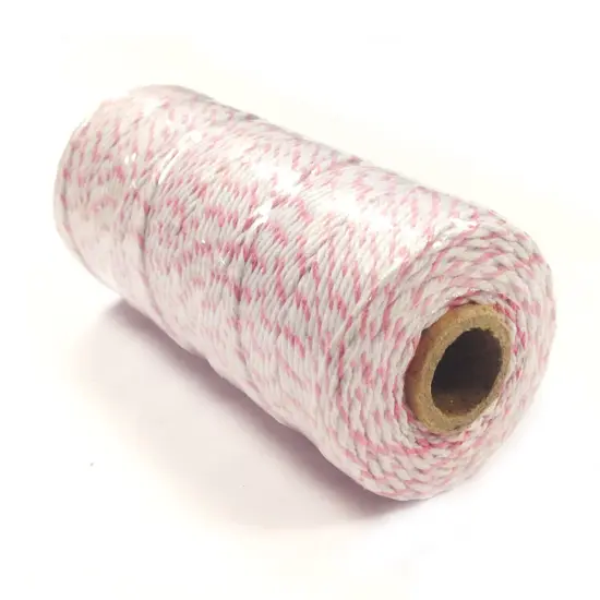 Wrapables Cotton Baker's Twine 12ply 110 Yard, Pink {2}