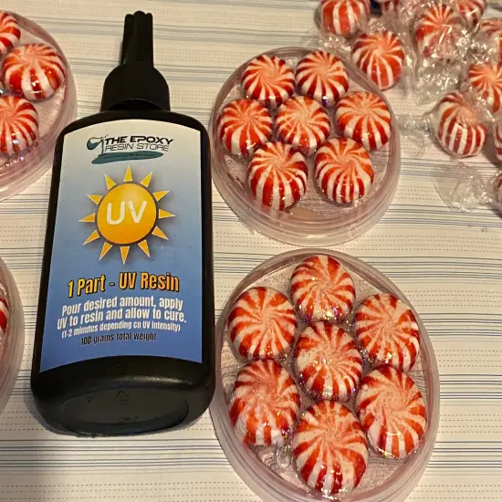 UV Cured Resin, no mixing, fast cure, one component, excellent for jewelry making and crafts {3}