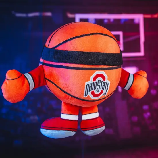 Bleacher Creatures Ohio State Buckeyes 8" Kuricha Basketball Sitting Plush {2}