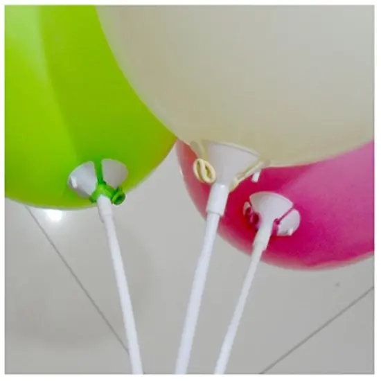 100 Pieces Balloon Stick and Cup for Party Wedding {3}