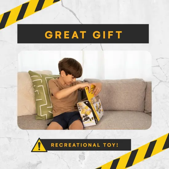 Take Apart Toys with Battery Powered Drill - 3-in-1 Take Apart Truck with Remote Control - Easy Assembly Construction Truck with Drill for Kids Builds Imagination and Building Skills {5}