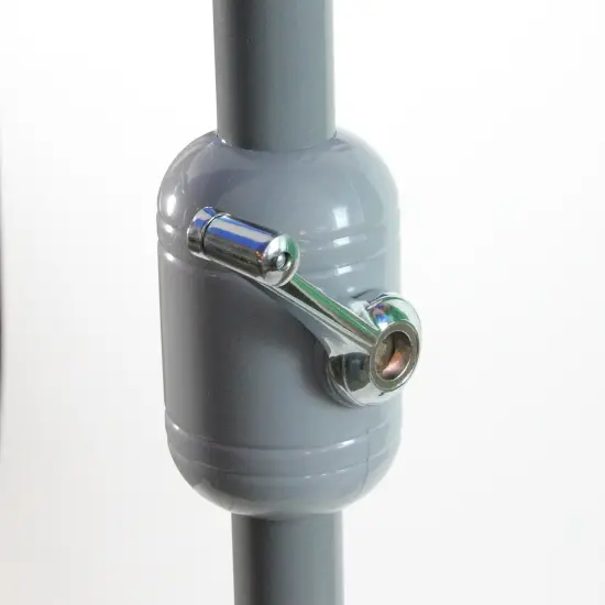 Northlight 9ft Outdoor Patio Ford Umbrella with Hand Crank and Tilt, Blue {4}