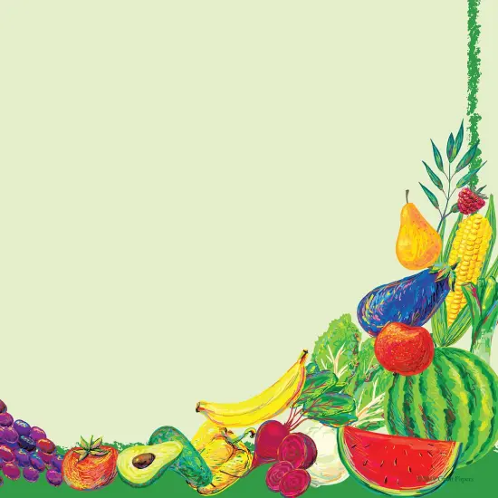 Great Papers! Healthy Eats Stationery Letterhead, Invitations and Announcements, Printer Friendly, 8.5"x11", 80 Pack {2}