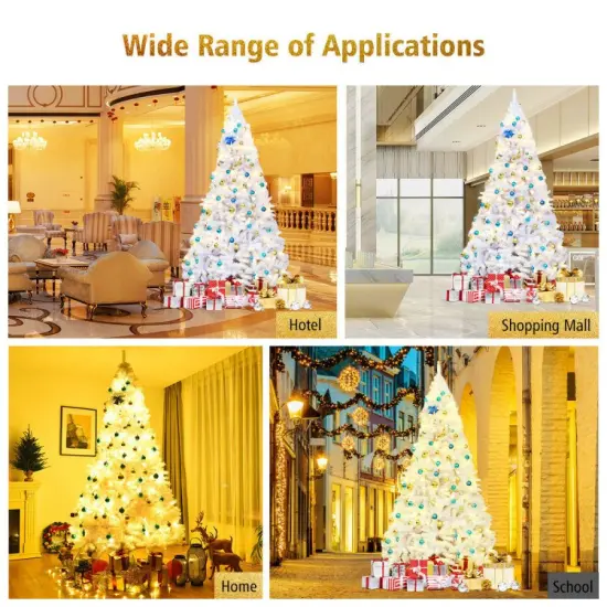 6' / 7.5' / 9' Hinged Artificial Christmas Tree with Metal Stand {3}