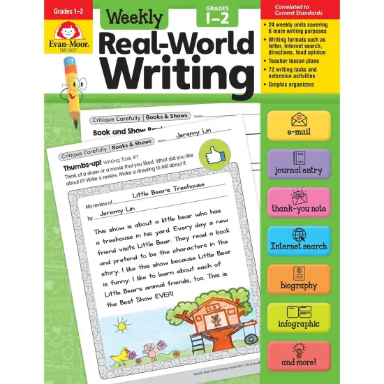Weekly Real-World Writing, Grades 1-2 {1}