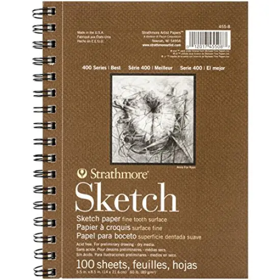 Sketch Pad, 5.5x8.5 inch, 100 Sheets - Artist Sketchbook for Drawing, Illustration, Art Class Students {1}
