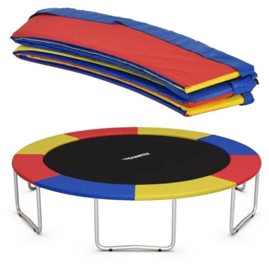 Waterproof Safety TrampolineBounce Frame Spring Cover Multicolored {3}