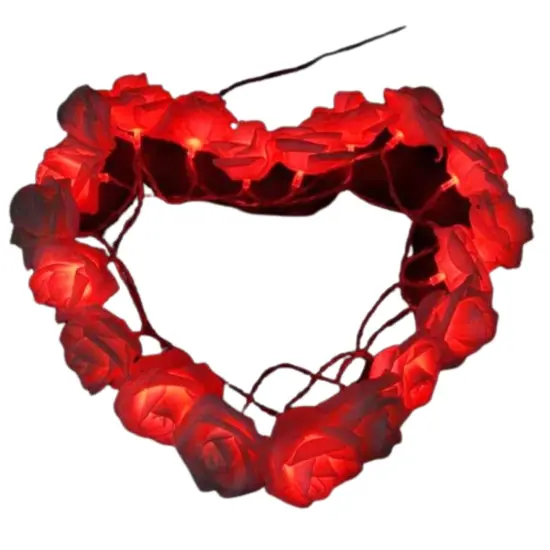 Red Rose Fairy Lights {1}