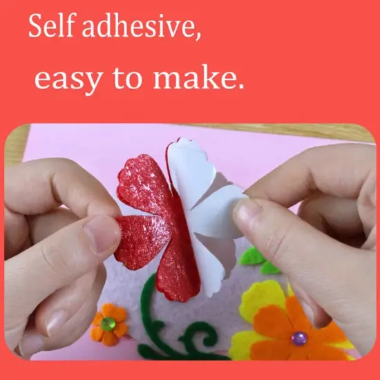 Card Making Kits DIY Handmade Greeting Card Kits for Kids, Christmas Card Folded Cards and Matching Envelopes Thank You Card Art Crafts Crafty Set Gifts for Girls Boys {4}