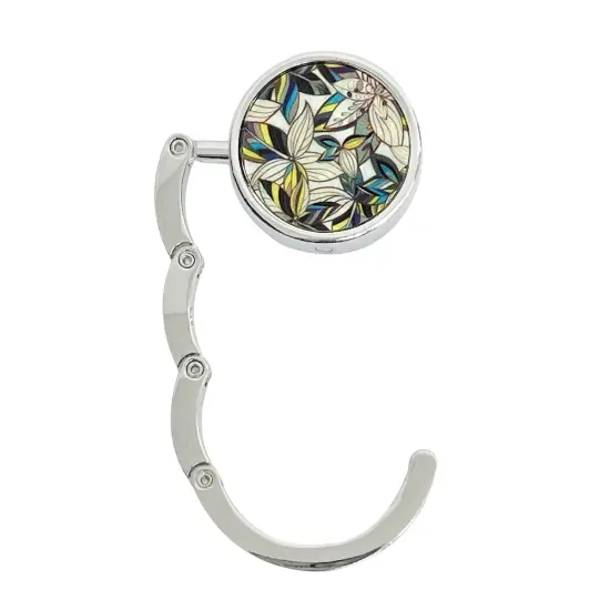 Wrapables Scenic Purse Hook Hanger, Foldable Handbag Table Hanger, Star Flower {2}