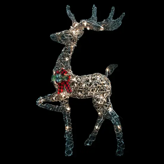 Northlight 60.25" Lighted Reindeer Stag Christmas Decoration Brown {4}