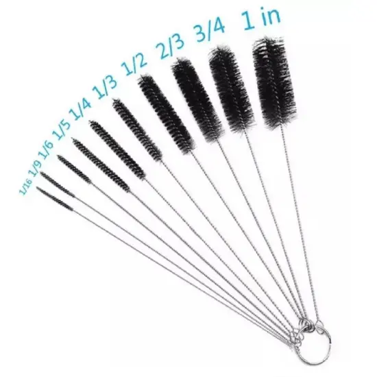 Kitcheniva Stainless Steel Nylon Straw Cleaners 10 Pcs {4}