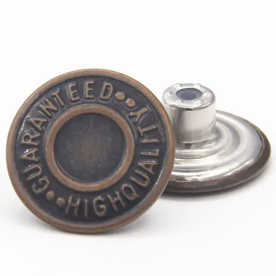 12 Set 20 mm Replacement Jean ButtonsCombo Copper Tack Buttons {2}