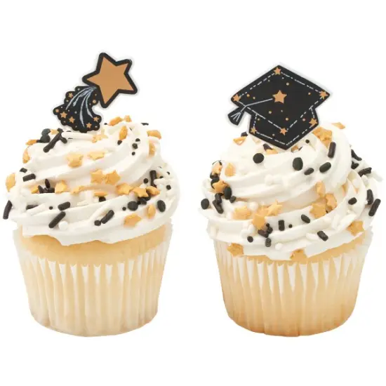 Shoot For The Stars DecoPics Cupcake Decorations, 12ct {3}