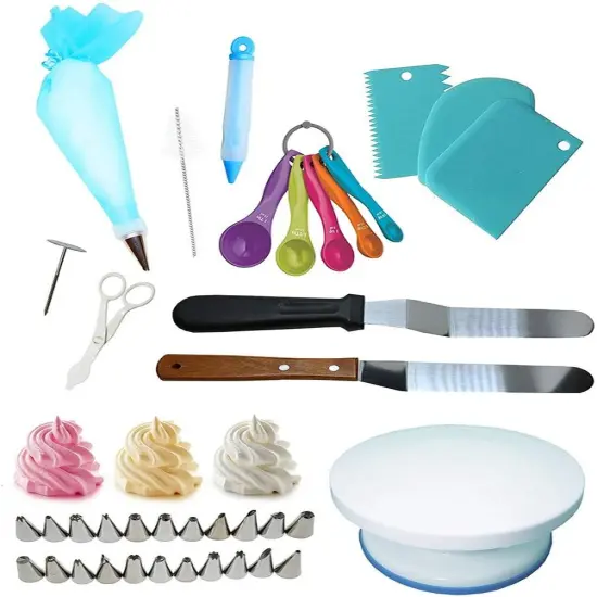 Cake Decorating supplies/Turntable Stand Baking Kit. {2}