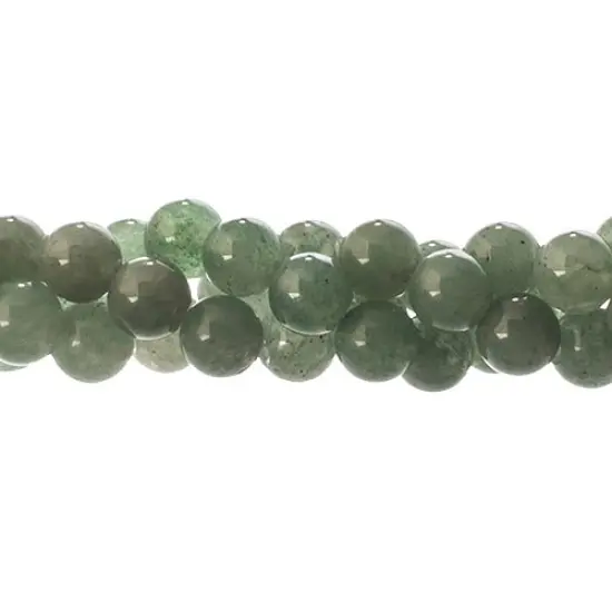 Earth's Jewel 16" Green Aventurine Natural Semi-Precious Strung Bead {4}
