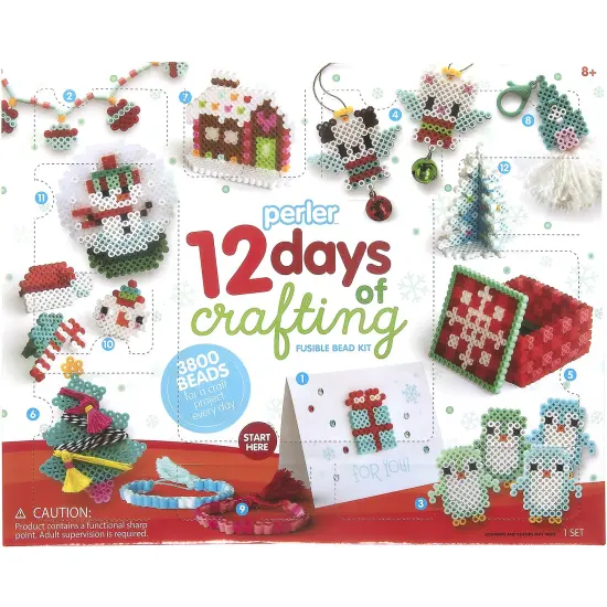 Perler Fused Bead Kit-12 Days Of Perler {1}