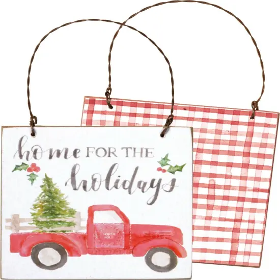 Christmas Red Truck Home for Cristmas {1}