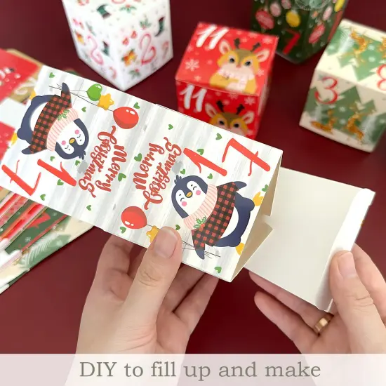 Wrapables Christmas Advent Calendar Countdown Gift Boxes {5}