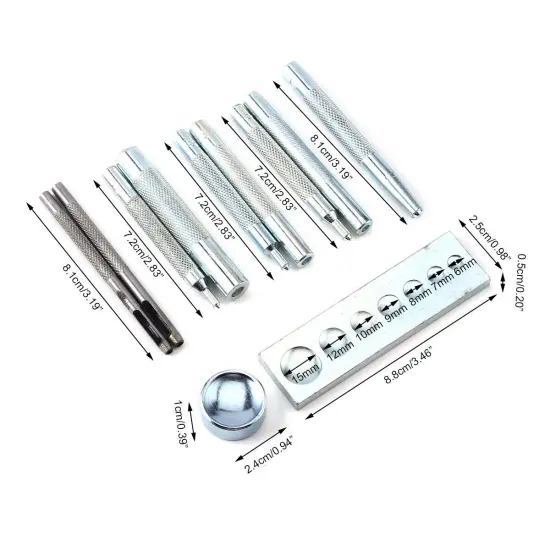 11-Piece Craft Tool Set for DIY Leather Craft {4}