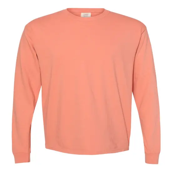 Comfort Colors&reg; Heavyweight Long Sleeve Crewneck T-Shirt Terracotta {1}