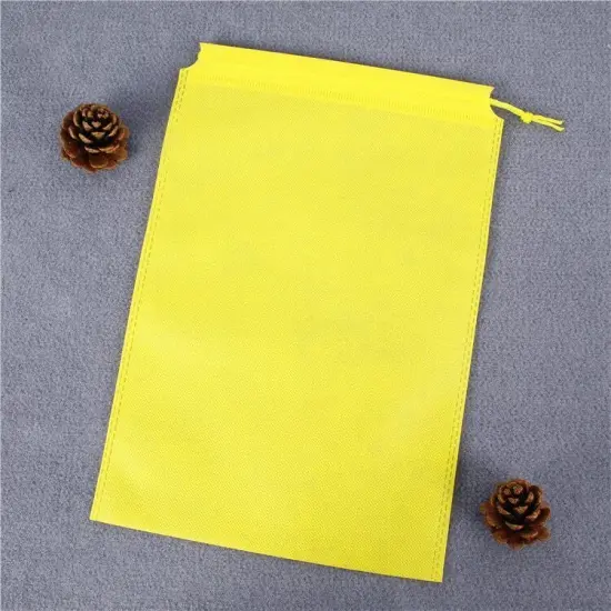 Kitcheniva Shoe Travel Portable Pouch Drawstring Tote Storage Bag Yellow {1}