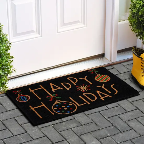 Happy Holidays Doormat {6}