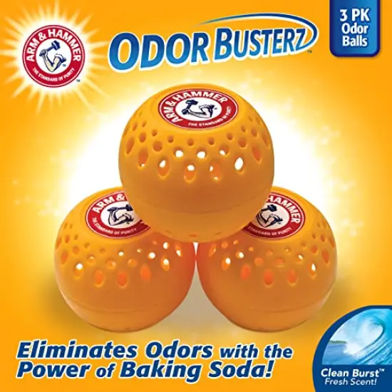 Arm & Hammer Deodorizer Odor Busterz, 3-Pack, Orange, 3 Count {6}