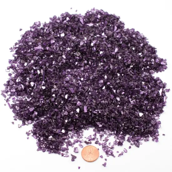 Purple Reflective Crushed Glass {2}