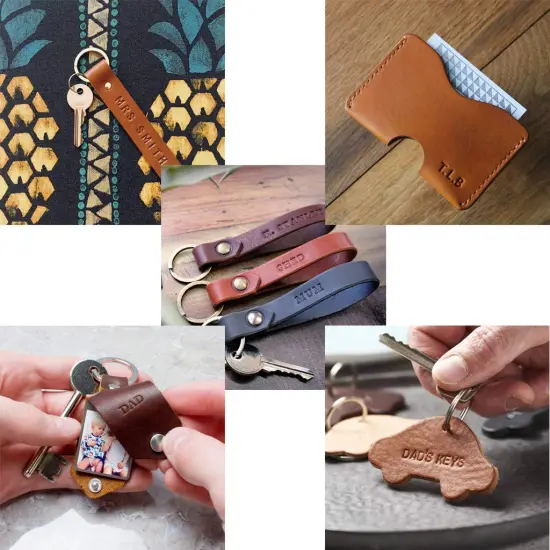 36 Pieces Capital Letters and Numbers Stamp Set, 1/4&rdquo; / 6mm Alphabet Stamp Tools Set Leather Craft Stamping Tools Leather Art Craft Tool (6mm ) {3}