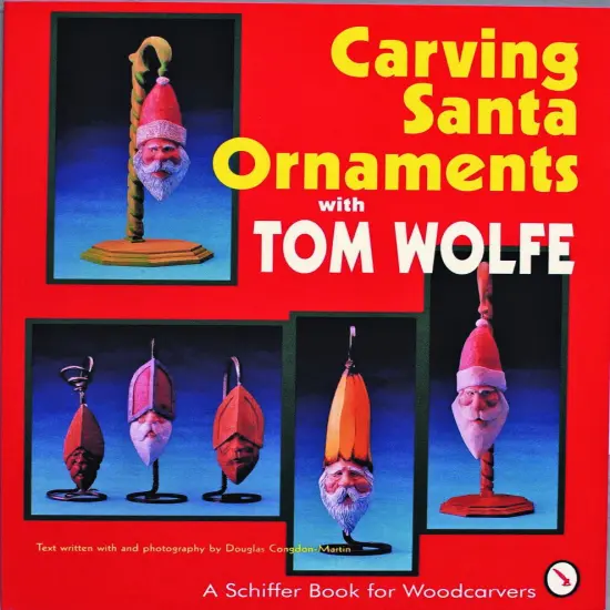 Carving Santa Ornaments with Tom Wolfe {1}