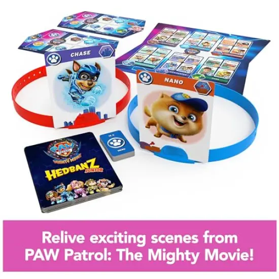 Junior PAW Patrol The Mighty Movie Game- Family Games | Games for Family Game Night| Kids Games | Card Games for Families & Kids Ages 5 and up {1}