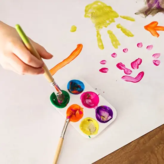 2 Pack of 18-Inch Easel Paper Roll for Arts & Crafts, Fits Most Standard Kids Easels, 100-Foot Rolls, 18"x100' {4}