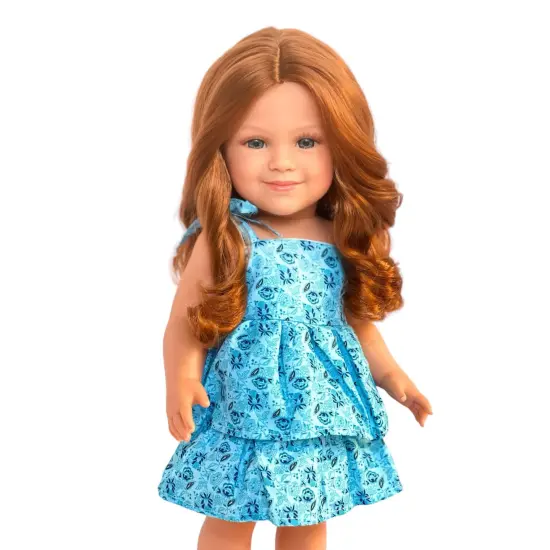 Rae Ricci&trade;: The Stylish Traveler with Red Curly Hair and Blue Eyes {3}