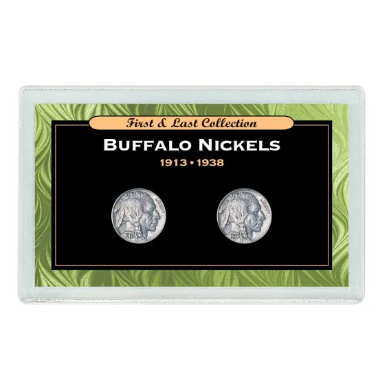 First & Last Buffalo Nickels 1913 & 1938 {1}