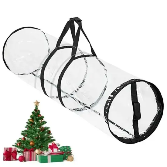 Long Wrapping Paper Storage Bag Christmas Gift Wrap Organizer {1}