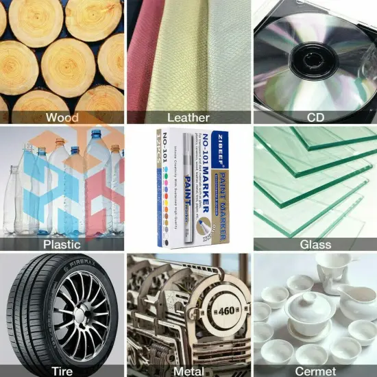 Permanent Paint Marker Pen for Car Silver {5}